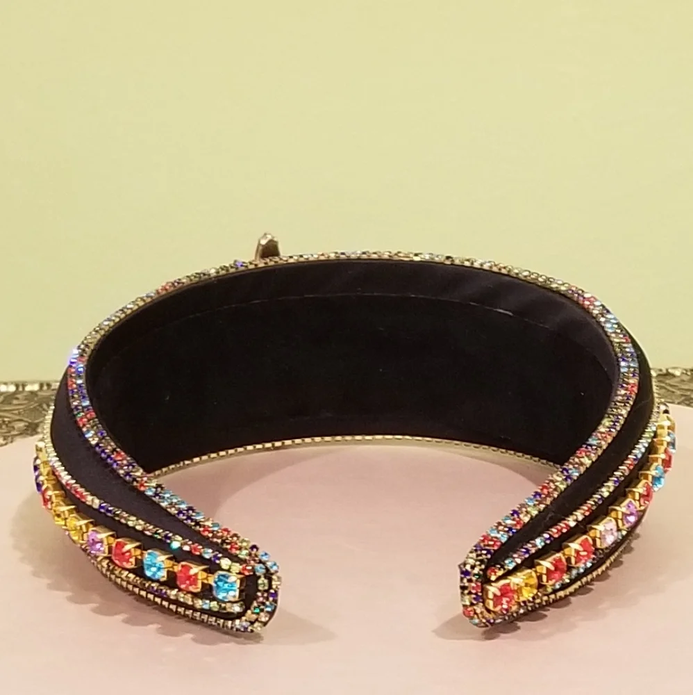 Multicolor Rhinestone Headband - Picture 5 of 5